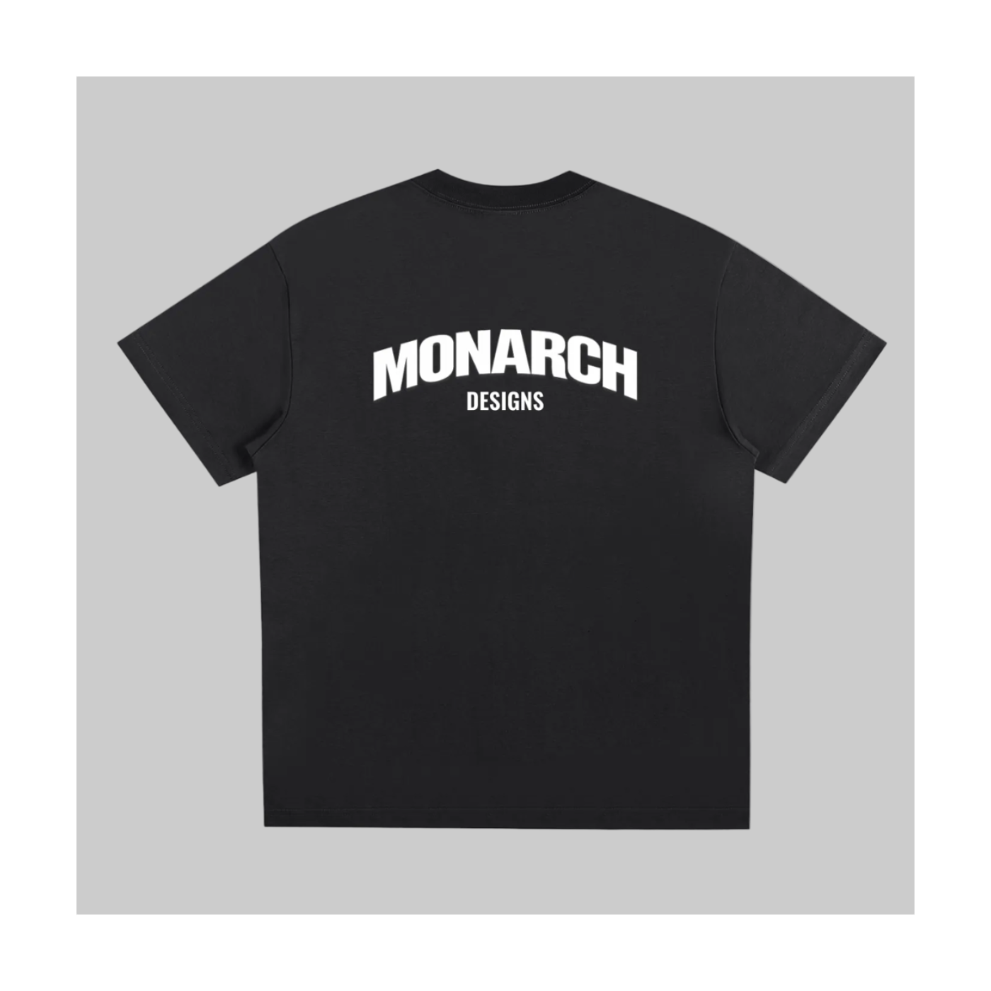 Curved Boxy Tee - Black