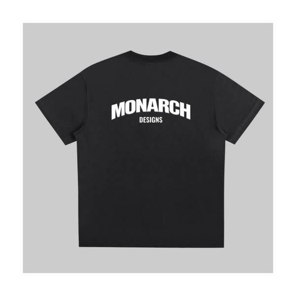 Curved Boxy Tee - Black