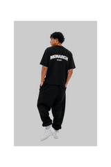 Curved Boxy Tee - Black