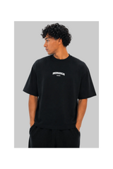 Curved Boxy Tee - Black