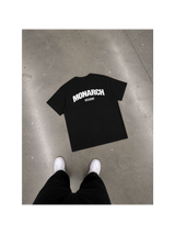 Curved Boxy Tee - Black