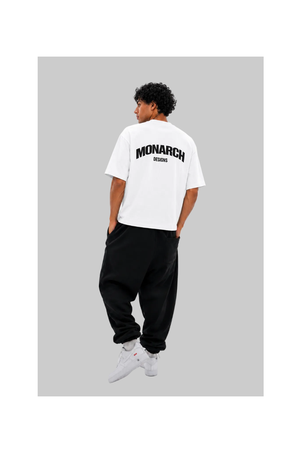 Curved Boxy Tee - White