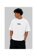 Curved Boxy Tee - White