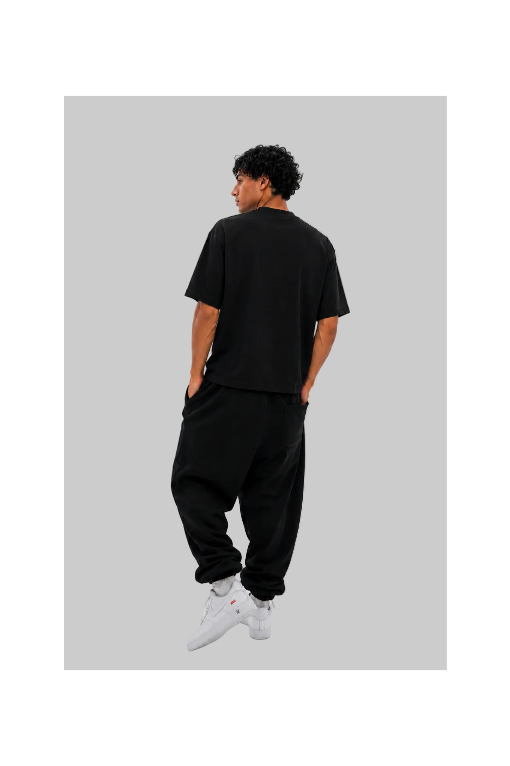 Refined Boxy Tee - Black