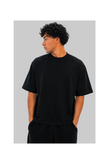 Refined Boxy Tee - Black
