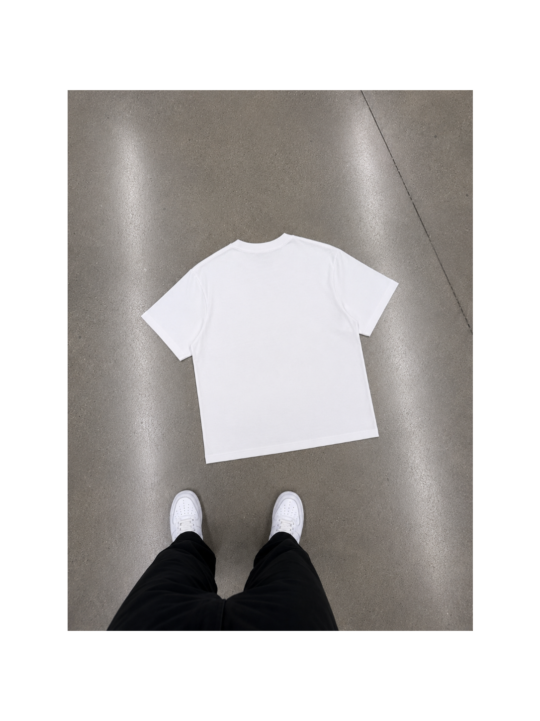 Refined Boxy Tee - White