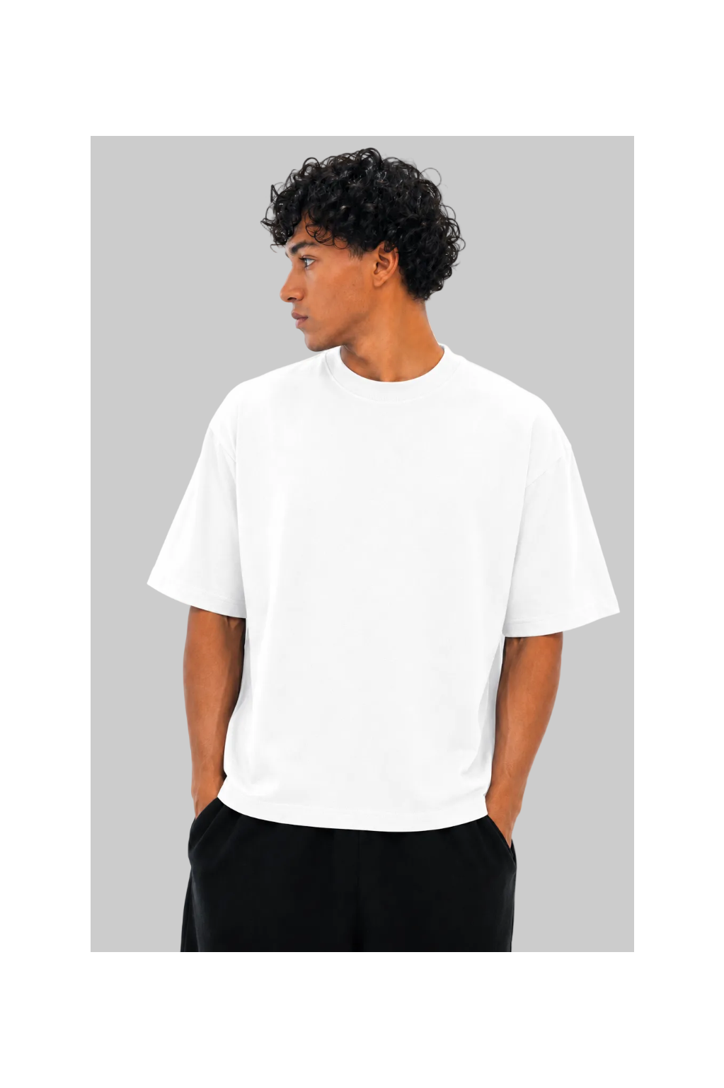 Refined Boxy Tee - White