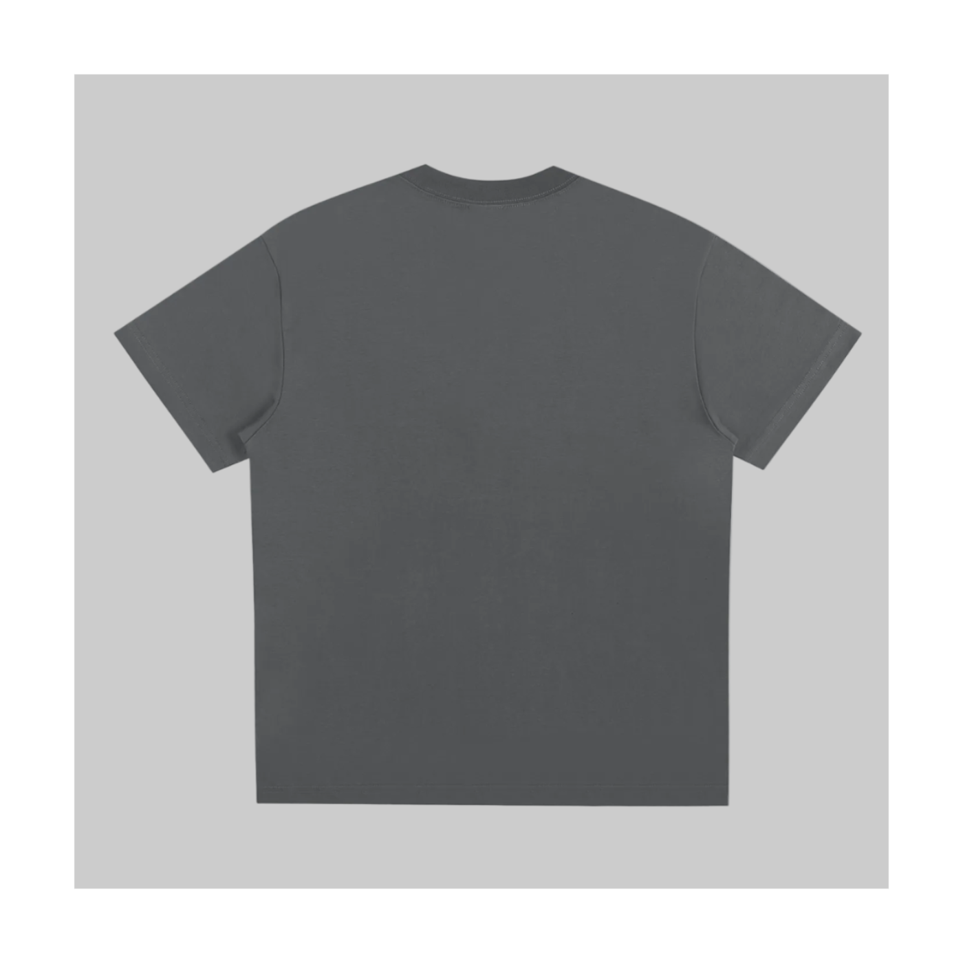Refined Boxy Tee - Faded Grey