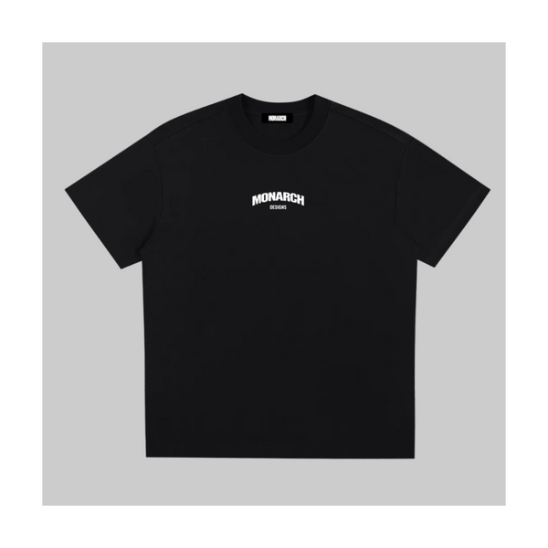 Curved Boxy Tee - Black