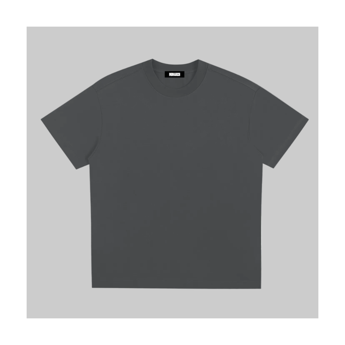 Refined Boxy Tee - Faded Grey