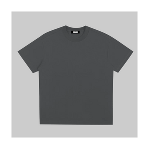 Refined Boxy Tee - Faded Grey