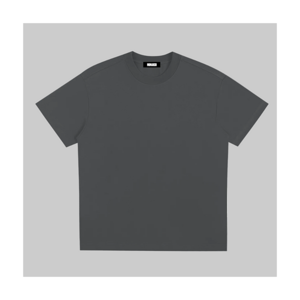 Refined Boxy Tee - Faded Grey